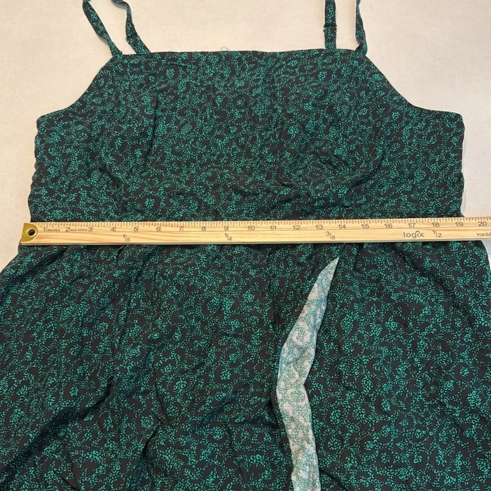 NWT Torrid Tea Length Challis Square Neck Dress Leopard Convo Bosphorus Size 2X